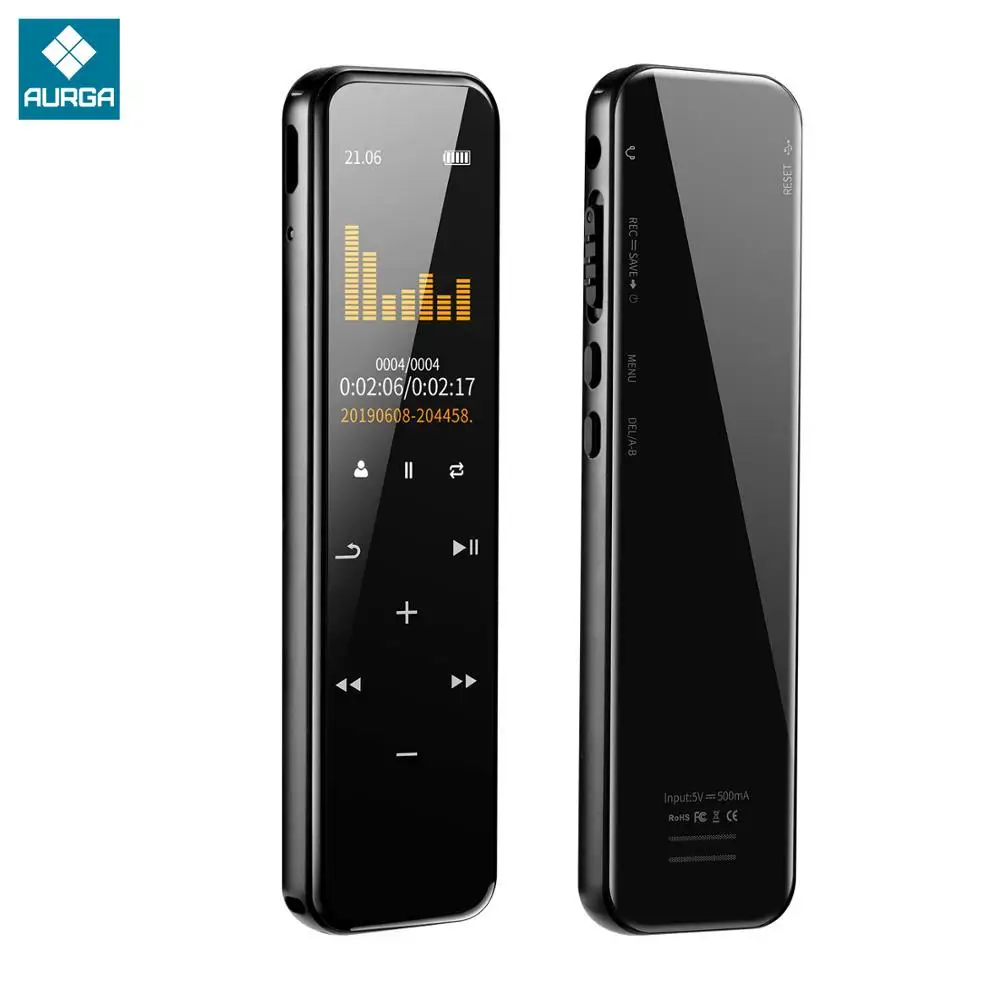 

Digital Voice Recorder Dictaphone mp3 player Sound Recorder Touch Screen Voice Activated Recording 2020 New Arriavl Hot Selling