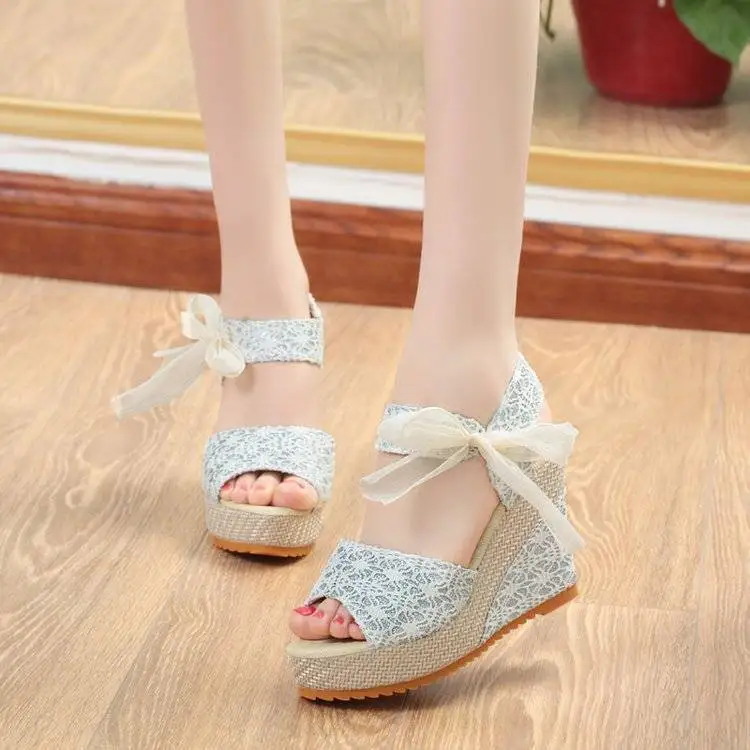 

New Women Wedges heeled women Shoes Summer Sandals Party Platform High Heels Shoes Woman