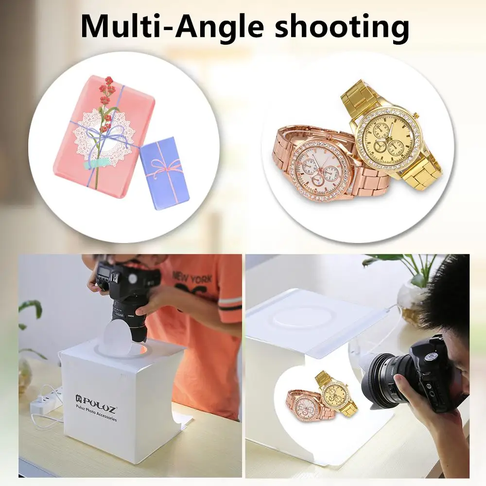 Puluz Portable Photo Studio Box Photography Light Shooting Tent Kit Video For DSLR Camera Softbox | Электроника