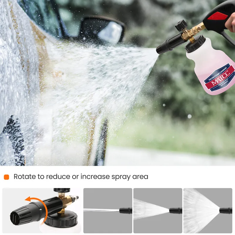 Пенная насадка MATCC пенораспылитель для шлангов моек высокого давления Karcher серии