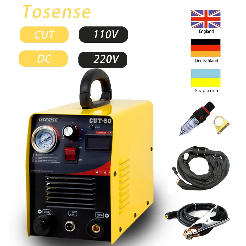 

Susemse CUT50 Plasma Cutter Portable 110/220V Plasma Cutter Machine 50A DC IGBT Inverter