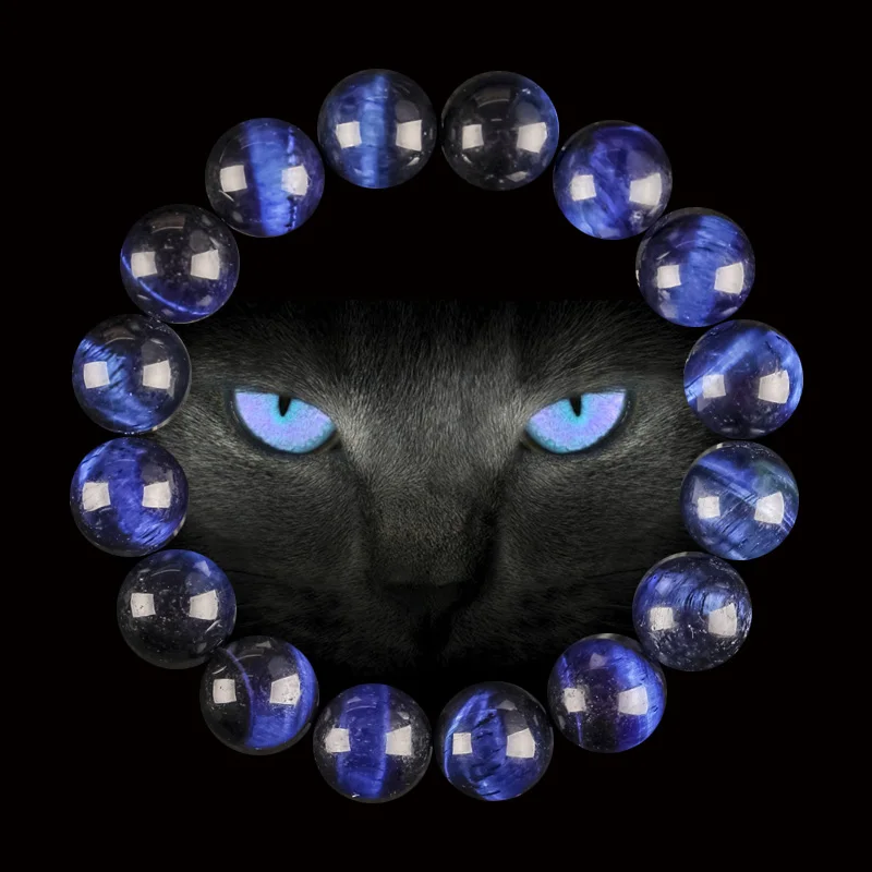 LanLi 4/6/8/10/12 мм натуральные ювелирные изделия Модные камни тигровый глаз