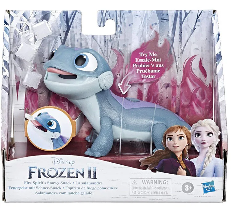 

Электрическая игрушка в виде снежинки Disney «Холодное сердце 2», Эльза, принцесса, ящерица, саламандра, светящийся огненный эльф