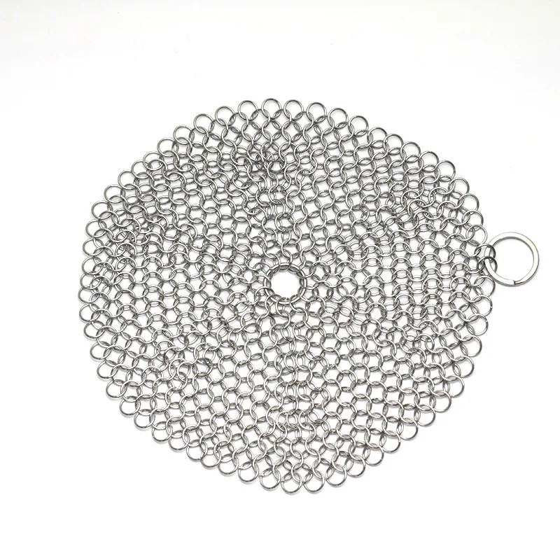 

Stainless Steel Pot Pan Brush Ring Net Plate Cleaning Brush Cleaner Barbecue Dish Tableware Washing Tool Kitchen Scrubber Gadget