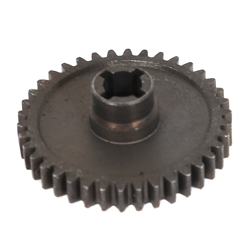 

2 Set RC Car Part: 1 Set 390 Brushed Motor with Mount Base & 1 Set Car Bottom Upgrade Metal Differential 17T38T Gear