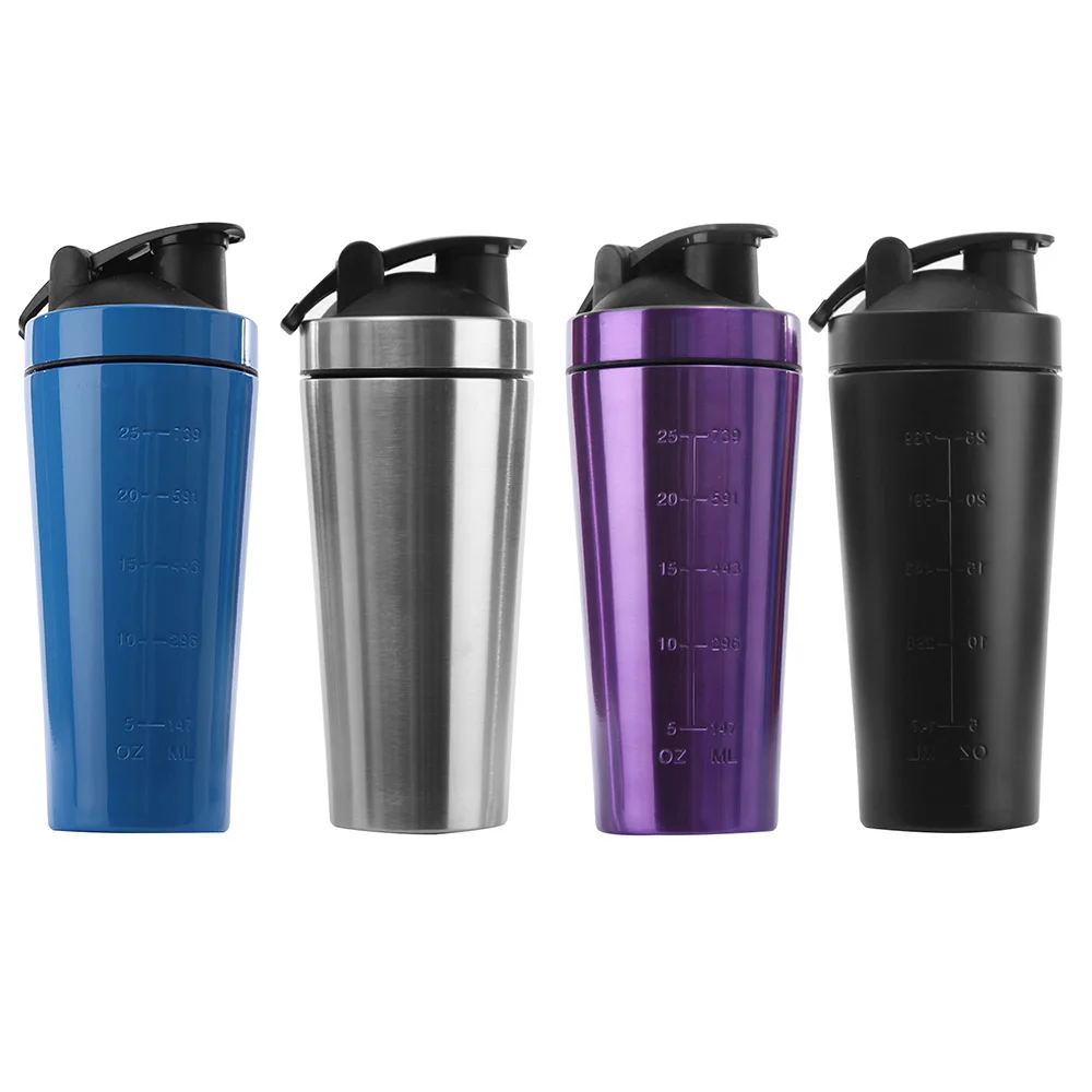 

1L Large Capacity Stainless Steel Protein Powder Sports Bottle For Gym Nutrition Blender Cup Vacuum Insulation Water Cup