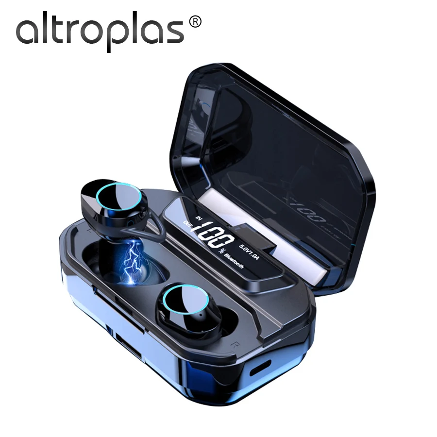 Altroplas G02 TWS Bluetooth наушники V5.0 беспроводные 9D стерео музыка IPX7 водонепроницаемые 3300