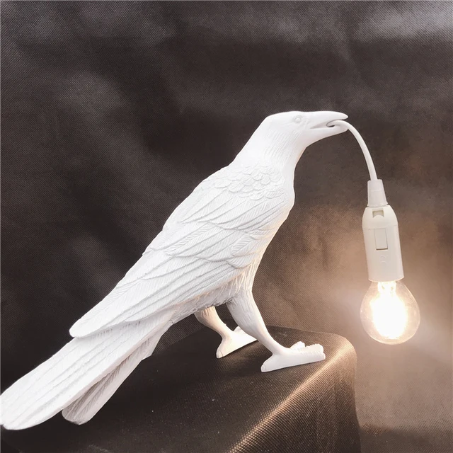 

Led Wall Light New Bird Table Lamp Desk Decor Lights 1.8 Meter Line Include Light Source Wall Lamps for Bedroom Outdoor Lighting