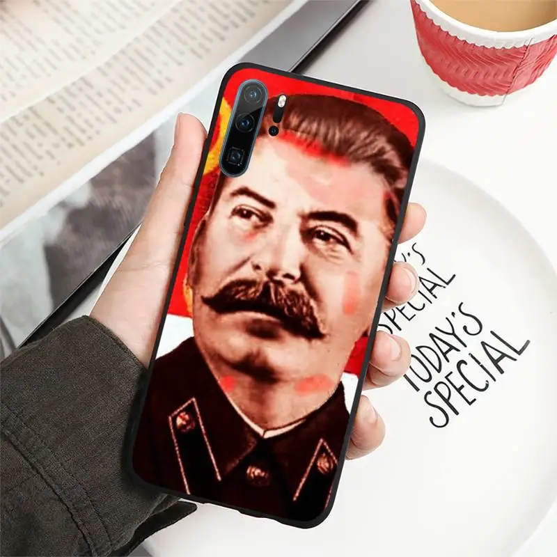 

Russian Stalin Ussr Phone Case For Huawei P40 P20 P30 lite Pro P Smart 2019 Mate 40 20 10 Lite Pro Nova 5t