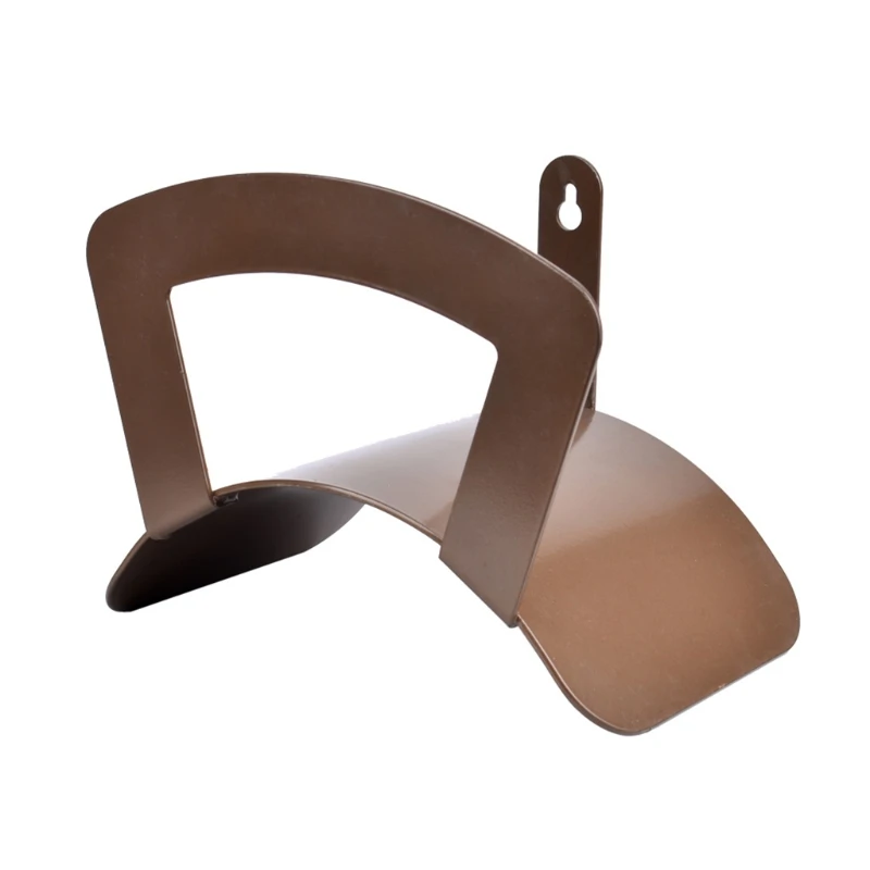 

85LA Garden Hose Holder Metal Wall Mount Hose Hanger Heavy Duty Hose Organizer Waterproof and Anti-Rust Decorative Durable Wall