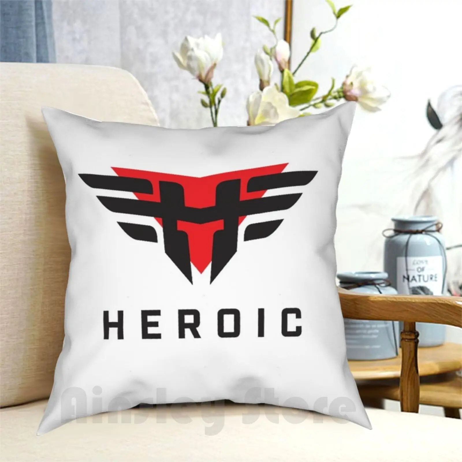 

Чехол-Подушка с логотипом героя, напечатанная домашняя мягкая подушка, героический Киберспорт, кибершкола, киберигры, игровые игры, игровой...