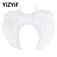 kids teens feather angel wings cosplay party costume dance stage wings feather festival carnival masquerade clothing accessories
