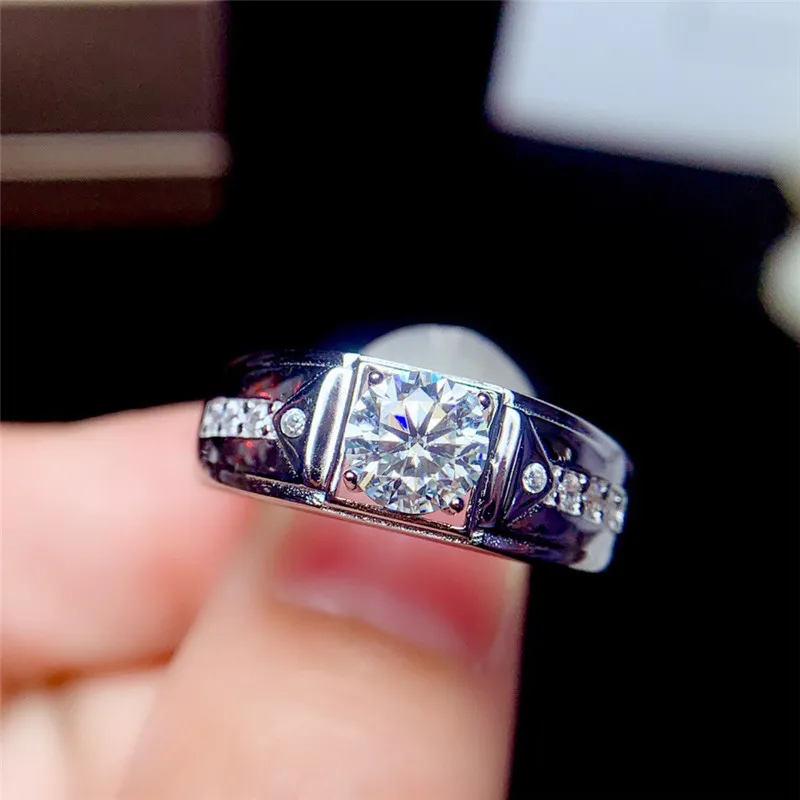 Кольца для влюбленных кольца Подарок на годовщину 1CT VVS Lab Diamond ювелирные