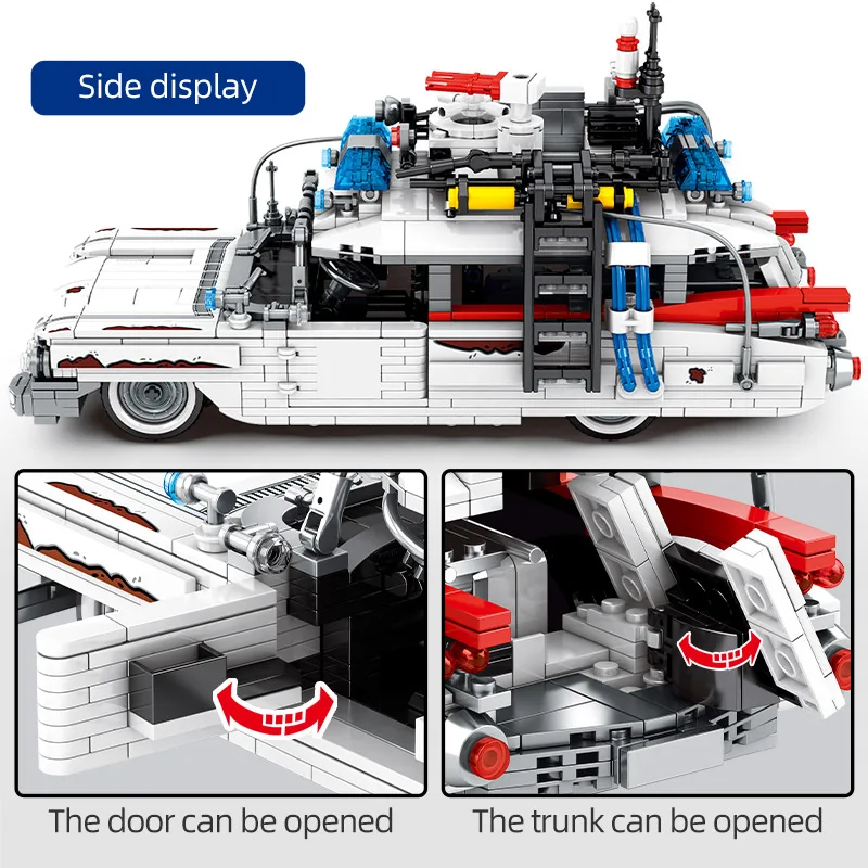 

1126PCS MOC 1:18 Technical Racing Car Building Blocks Creator Weapon City Police Truck Vehicle Brick Toys for Children Boys Gift