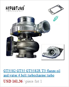 GT3076R внутренняя перегородка турбо зарядное устройство A/R:. 70/. 50 холодной,. 86 горячей, t25/28 фланец v полоса HT-TURBO33