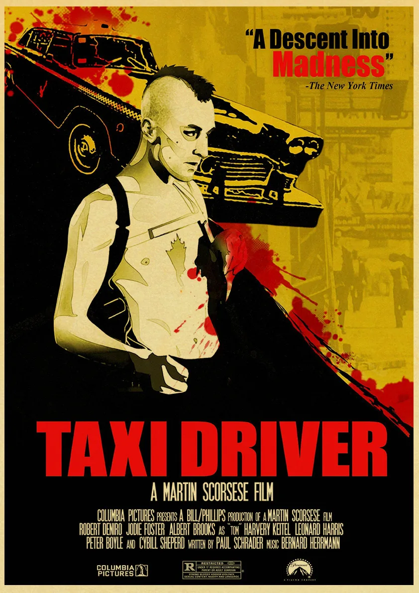 Квентин Тарантино фильм Kill Bill/Django Unchained/резервуар собака фильм плакаты крафт-бумага домашний кинотеатр Настенный декор плакат - Цвет: E163