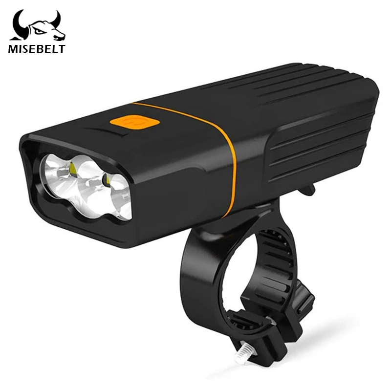 

Велосипедный фонарь встроенный USB зарядка мощный Велосипедный свет 5200 мАч Велосипедный свет Водонепроницаемые Аксессуары для велосипеда к...