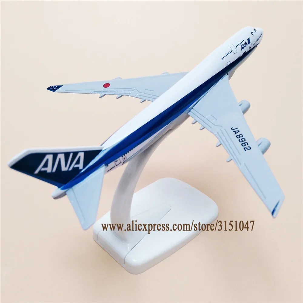 16 см Air Japan ANA Airlines Boeing 747 B747 Airways модель самолета сплав летательного аппарата