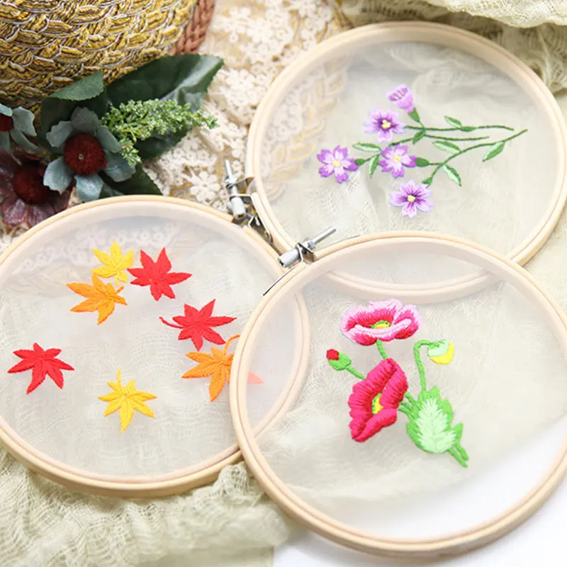 

DIY Embroidery Flower Painting Kit Cross Stitch Kit DIY Material Kits Hanging Pictures Beginner Embroidery Floral Fabrics Sewing