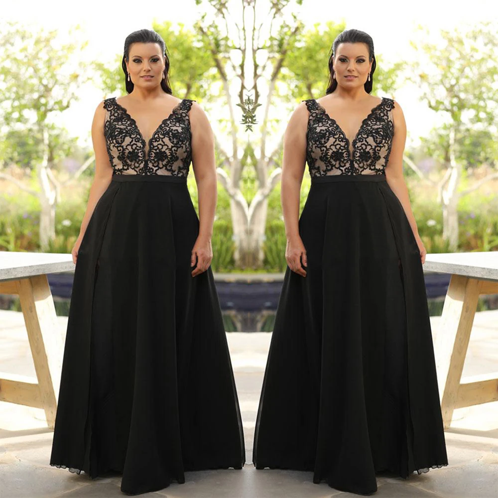 

Женское платье-трапеция с V-образным вырезом, без рукавов