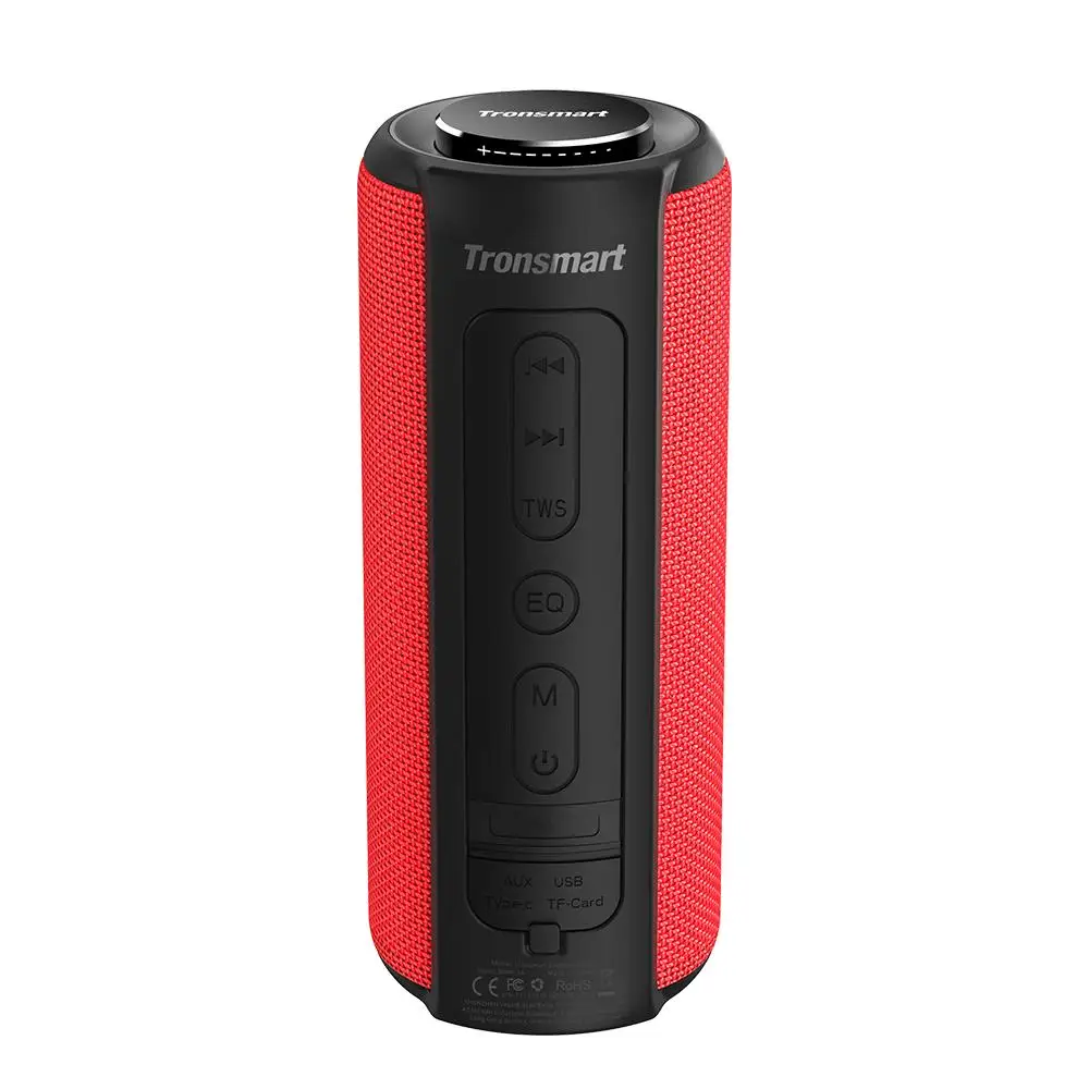 [] Tronsmart Element T6 Plus TWS портативный Bluetooth динамик TF/SD карта 40 Вт 15 часов открытый портативный мини-динамик - Цвет: Red