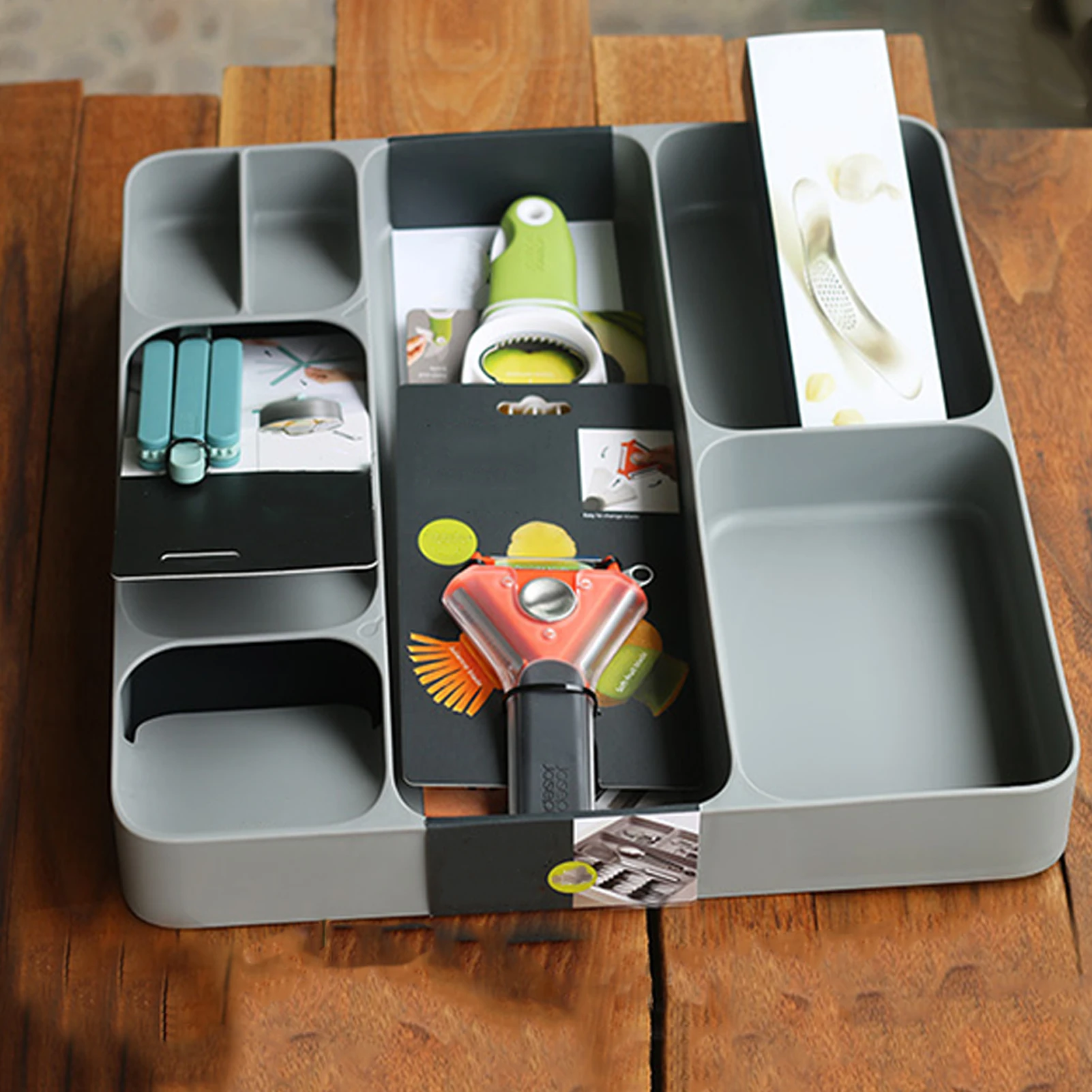 

Kitchen Drawer divider Cutlery Organizer Tray Spoon Knife Fork Cutlery Shelf Rack Kitchen Storage Drawers Cutlery Utensils