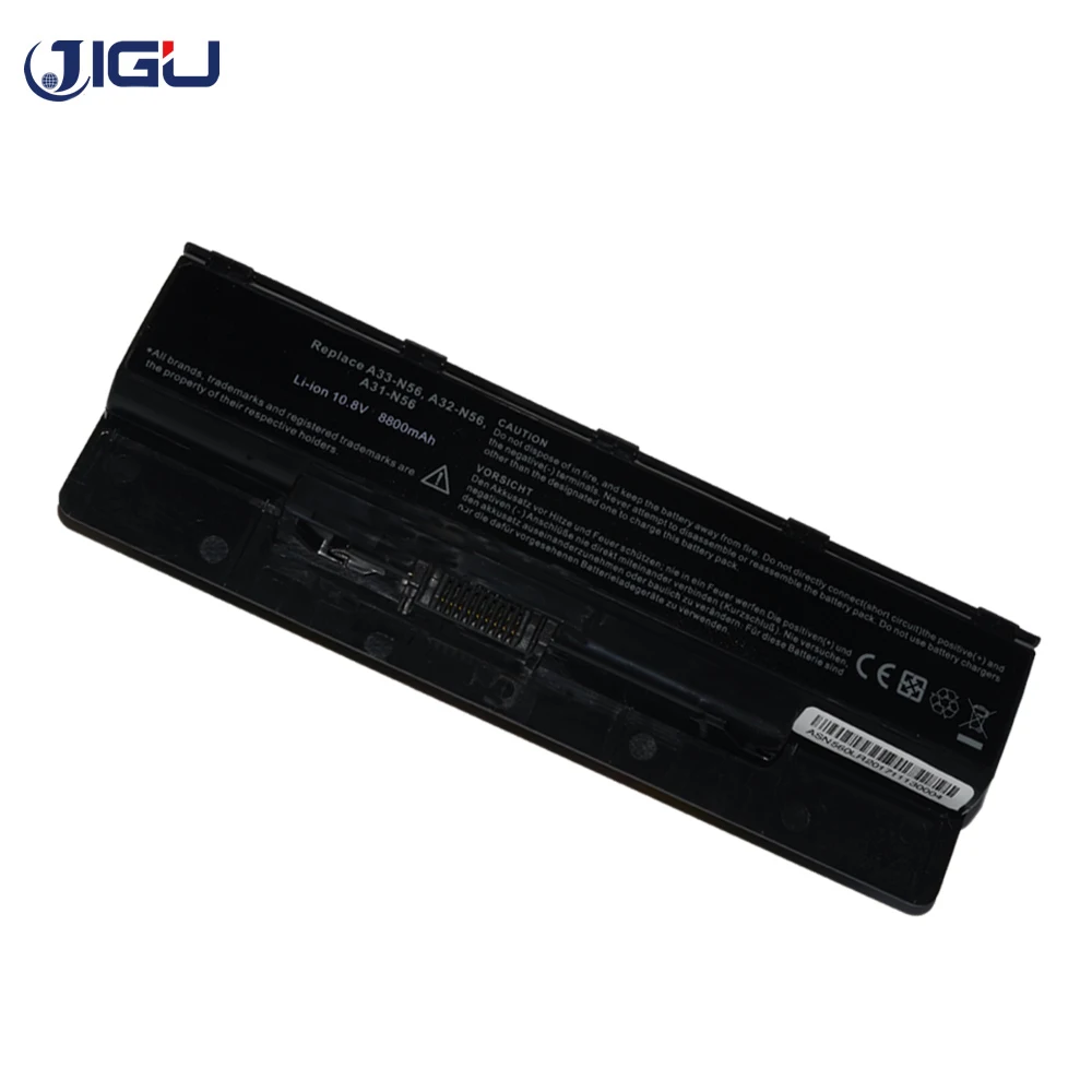 JIGU ноутбука Батарея A31-N56 A32-N56 A32-N46 A33-N56 для Asus N46 N46V N46VM N46VZ N56 N56D N56V N56VV N56VZ N76 N76V 10400 ма-ч