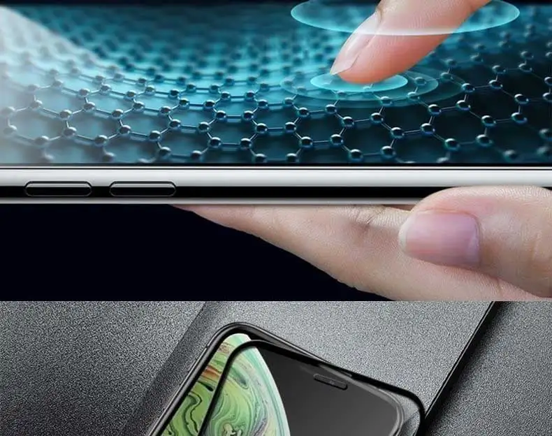 Защитное стекло с изогнутыми краями 11D для iPhone 7 8 6 6S Plus, закаленное защитное стекло для iPhone 11 Pro X XS Max XR