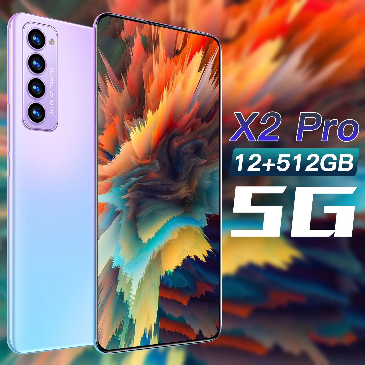 

VIVI X2 Pro 7.3" Smartphones Global Version Deca Core MTK6797 Dual SIM 28MP 12G RAM 512G ROMMobile Phone Undefined