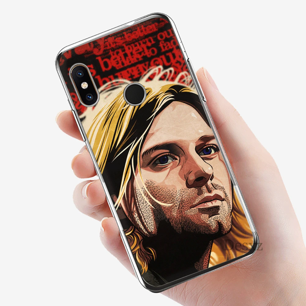 12 Чехол для мобильного телефона из ТПУ для Xiaomi Redmi Note 7 8 Pro 4 Note 4X5 5A 6 Cover Nirvana Kurt Cobain Shell - Цвет: 12