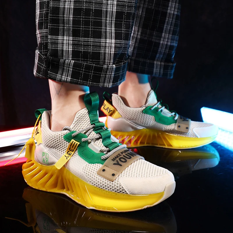 

ALSYIQI 2020 Mens Athletic Walking Blade Running Tennis Shoes Fashion Sneakers