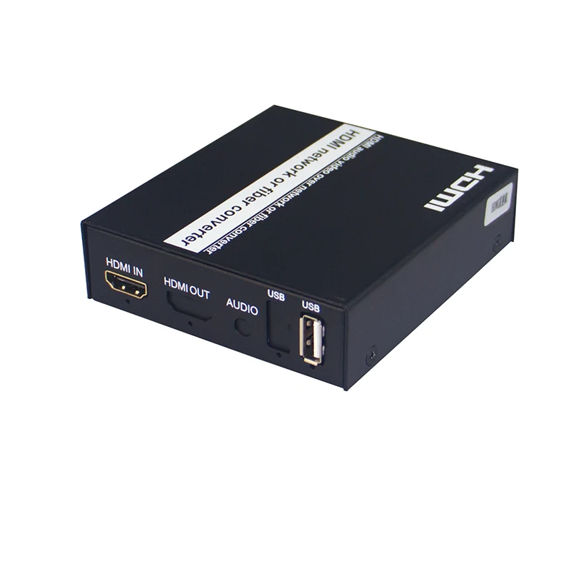 HDMI в волоконно-оптический конвертер 1080P видеоудлинитель KVM(HDMI USB) для