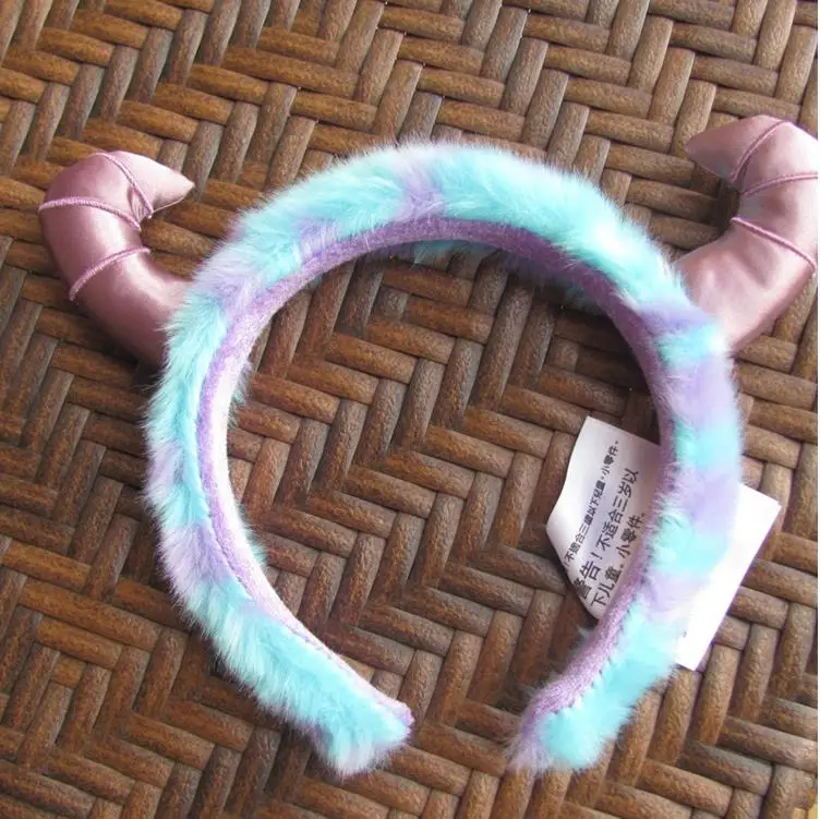 

NEW Monsters Inc. MU Sulley Sully Horn Mickey Minnie Ears Headband