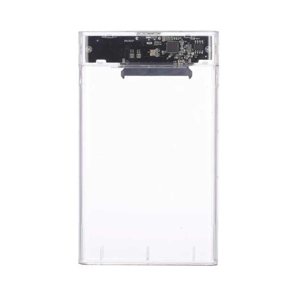 

Zeadow Transparent Tool Free 2.5 Inch USB 3.0 To SATA External Hard Drive HDD Enclosure SSD Case Support UASP