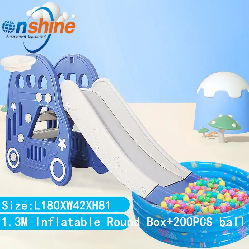 Детская горка с автомобилем для малышей домашняя маленьких детей домашний