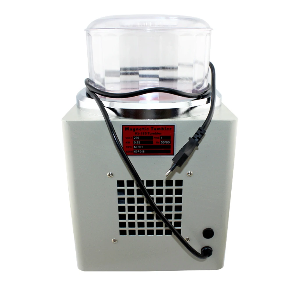 KT185 Magnetic Tumbler Jewelry Polisher Finisher Machine Equipment Polishing Machine gold sliver platinum deburring Jewelry Tool