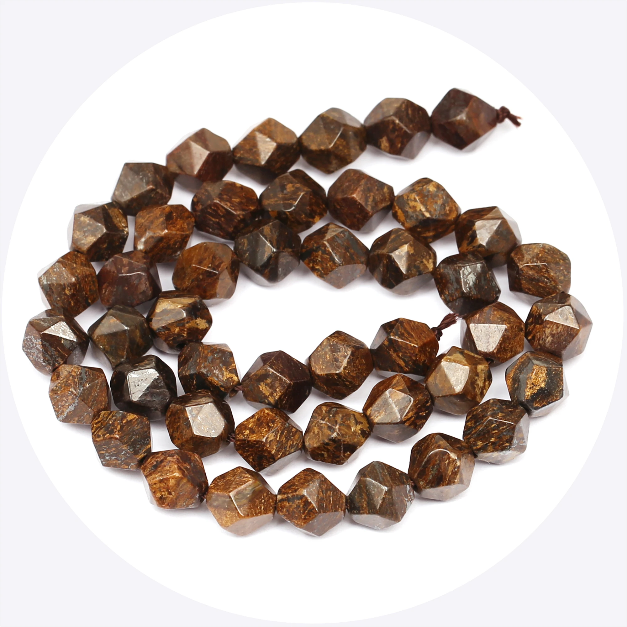 

Wholesale 8mm Brown Bronzite Beads,Free Shipping 3 Strands Faceted Bronzite Stone Beads For Jewelry Making,GF06