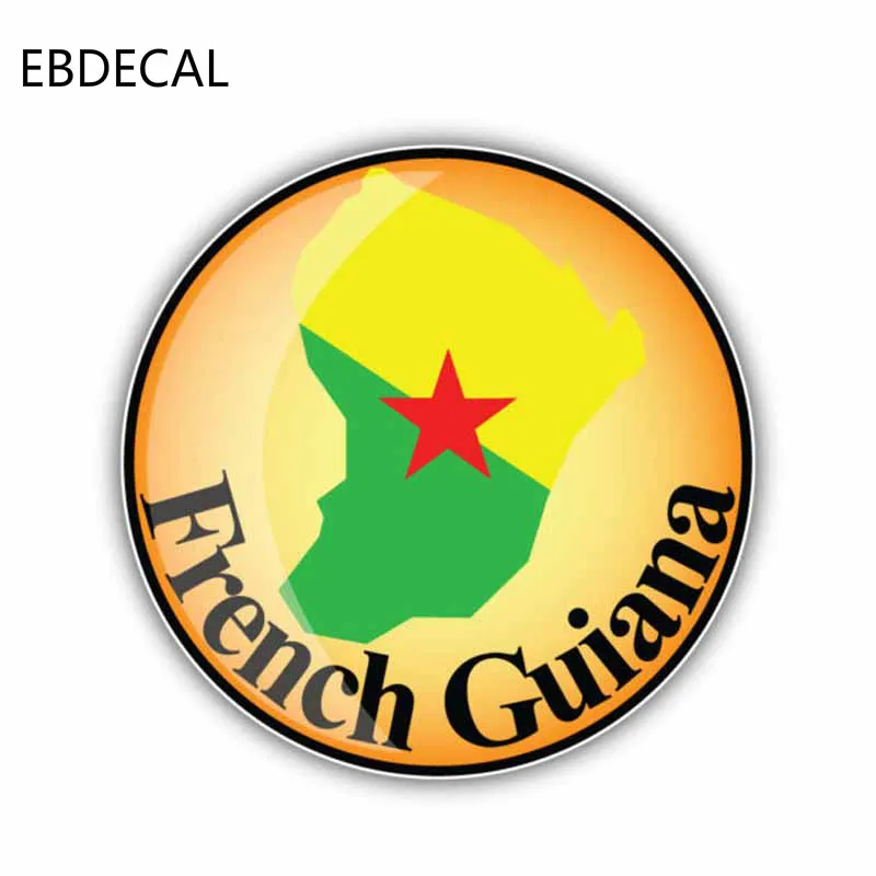 Ebdeckle автомобильный стиль Французский Гвиана Мао флаг для