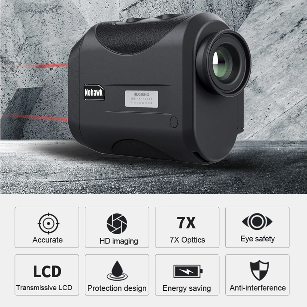 

1200m 1500m Hunting Survey Laser Distance Meter Golf Range Finder Laser Rangefinder Laser Distance Meter for Golf Sport