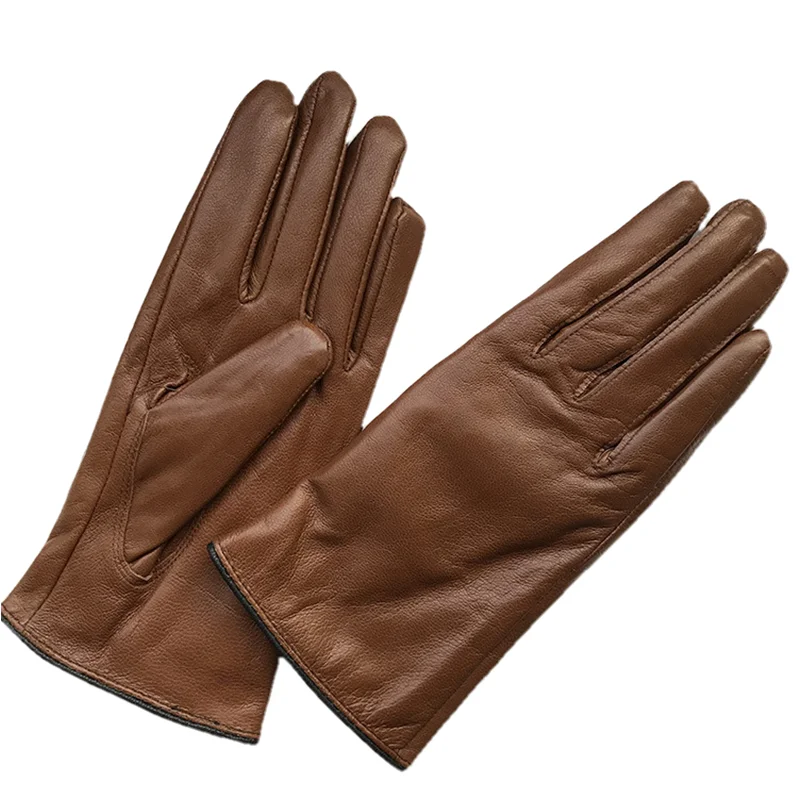 

Winter woman genuine leather gloves female thickening keep warm sheepskin gloves women's fashion gloves
