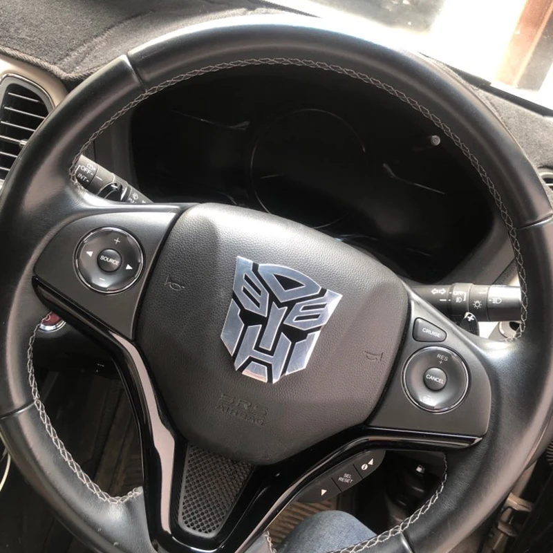 Стайлинг автомобиля алюминиевые 3D Автомобильные наклейки классные Автоботы