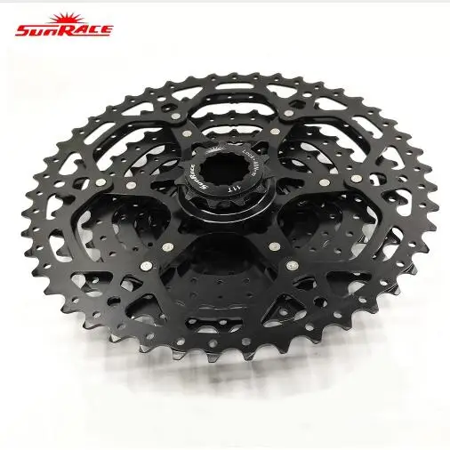SunRace CSMX3 CSMS3 10 Speed 11-46T Cassette Bike Freewheel Sprocket Mountain Bicycle Black Sliver Parts 10-speed |