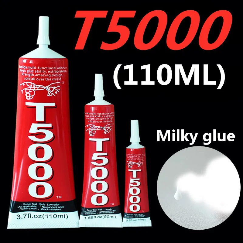 110 мл T5000 молочно белый клей для мобильного телефона с сенсорным экраном стекло