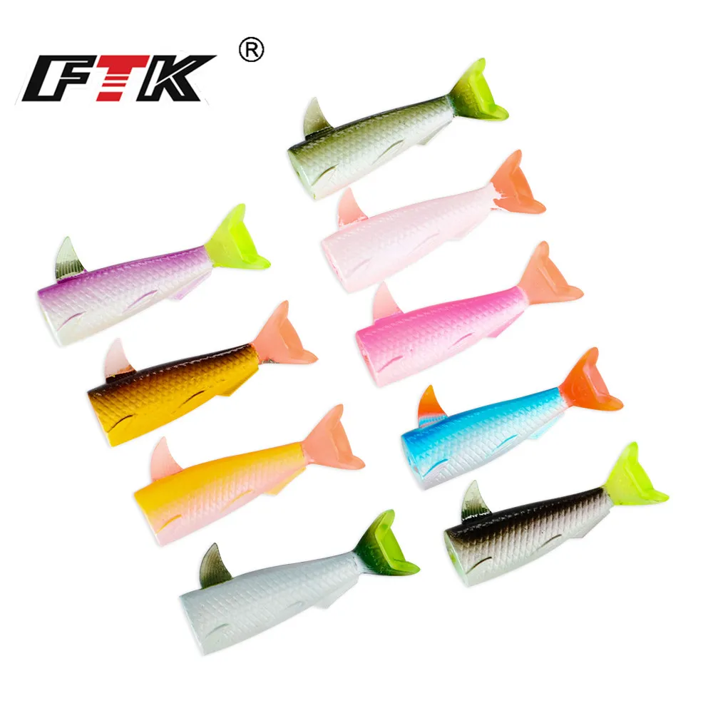 Рыболовная приманка супермягкая рыболовная с хвостом 5 шт./лот 4 см/5 см/8 см Swimer Shad