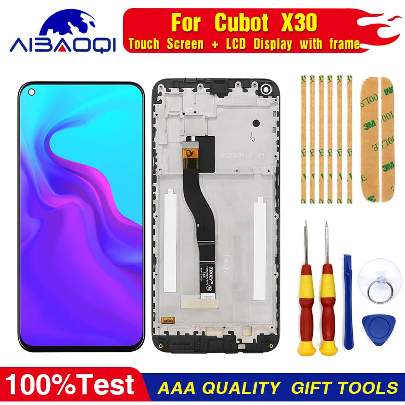 Новый оригинальный сенсорный экран ЖК дисплей для Cubot X30/C30 запасные части +