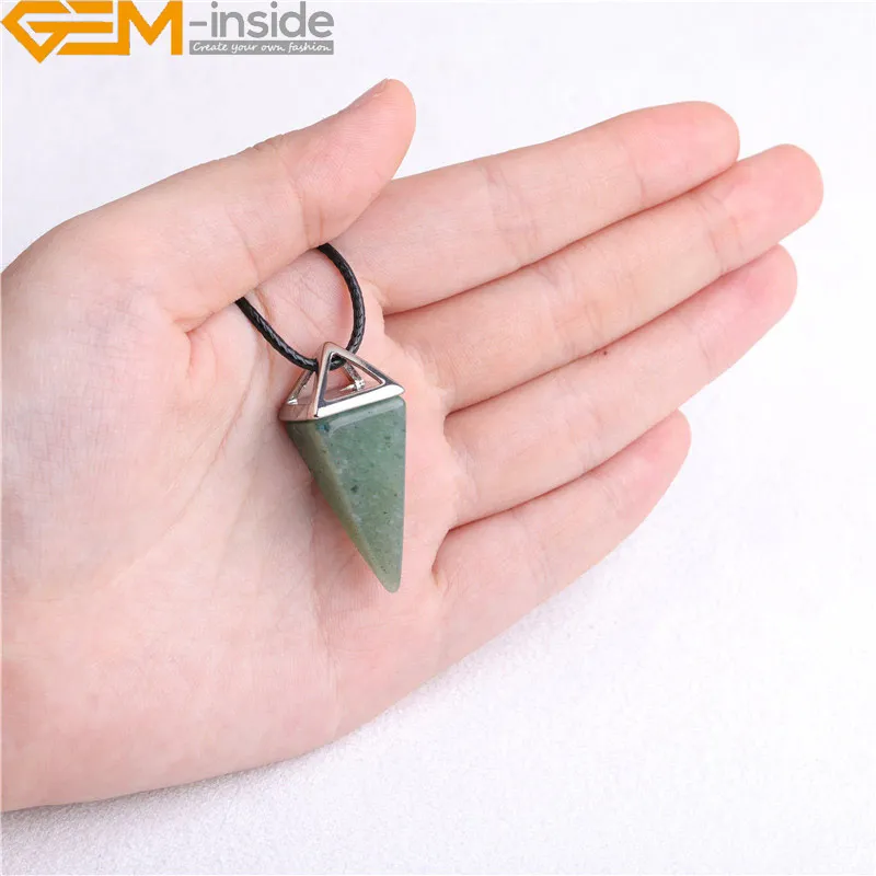 Пирамида палочка натуральный Ассорти камень приданое маятник с чакрами для