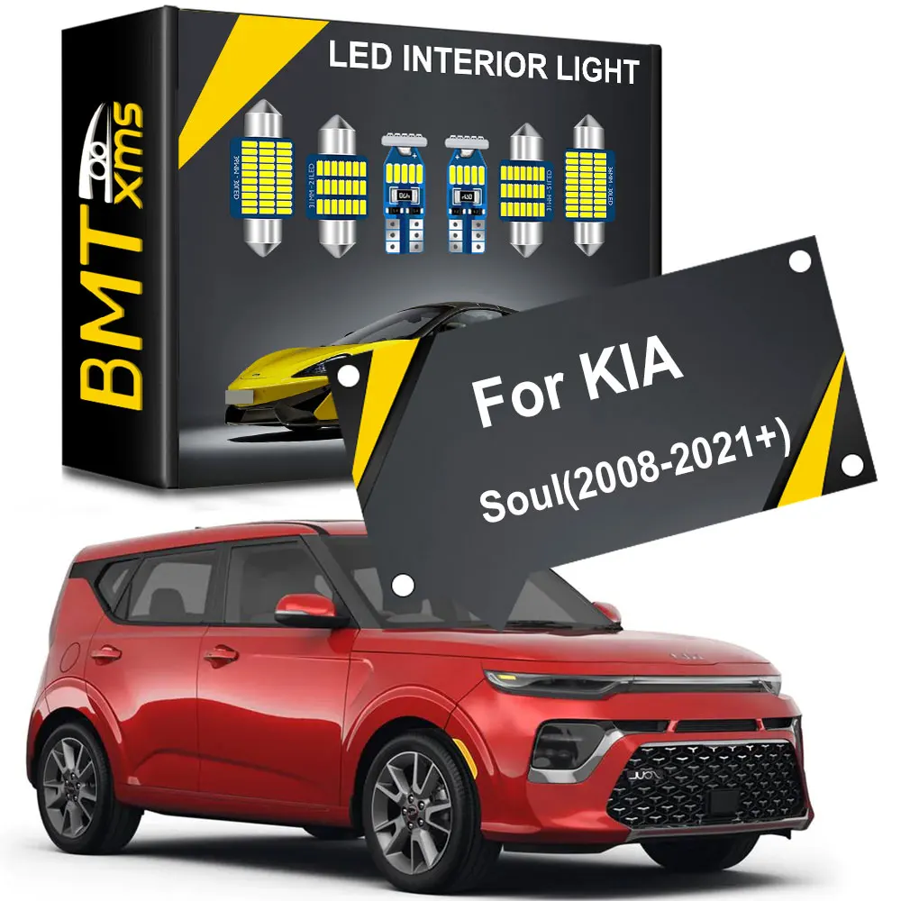 

BMTxms Canbus Interior Lighting LED For KIA KR Soul 2008 2009 2010 2012 2013 Soul EV 2014 2015 2016 2017 2018 2019 2020 2021