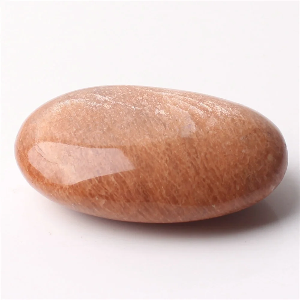 1PC Natural Sunstone Crystal Polished Palm Tumbled Stone Smooth Irregular Shape Healing Gemstone Home Decor | Дом и сад