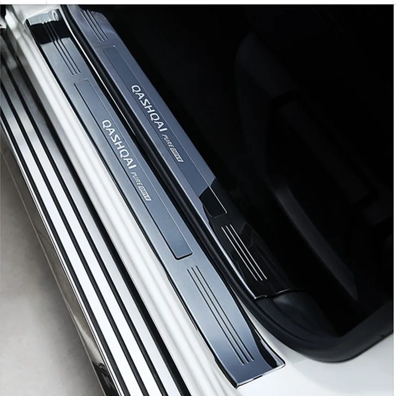 Углеродное волокно дорожная накладка из нержавеющей стали порог приветственная