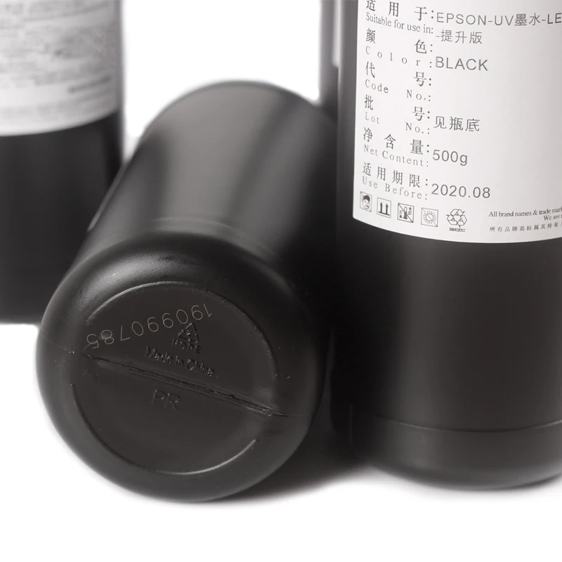 Одна бутылка мягких чернил 500 мл УФ принтер Epson для печати светодиодных ламп R1390